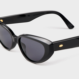 Noir Félin – Lunettes de Soleil Œil de Chat