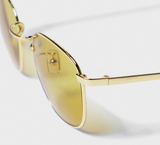 Soleil Doré – Lunettes Métal Élégantes