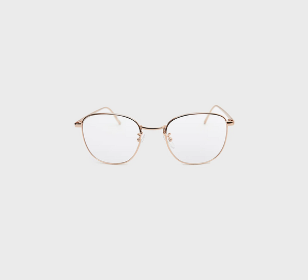 Or Rose - Lunettes Métal Élégantes