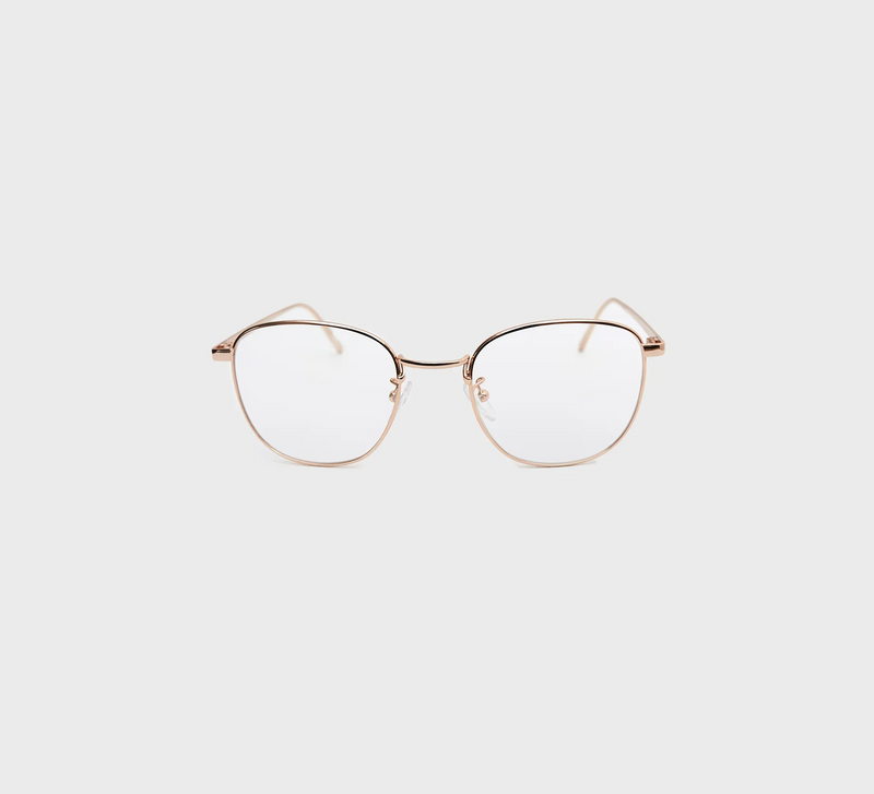 Or Rose - Lunettes Métal Élégantes