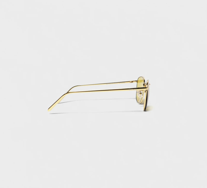 Soleil Doré – Lunettes Métal Élégantes