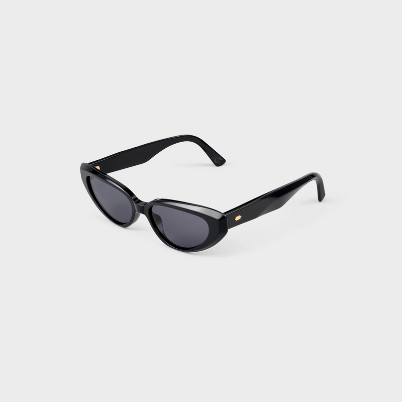 Noir Félin – Lunettes de Soleil Œil de Chat