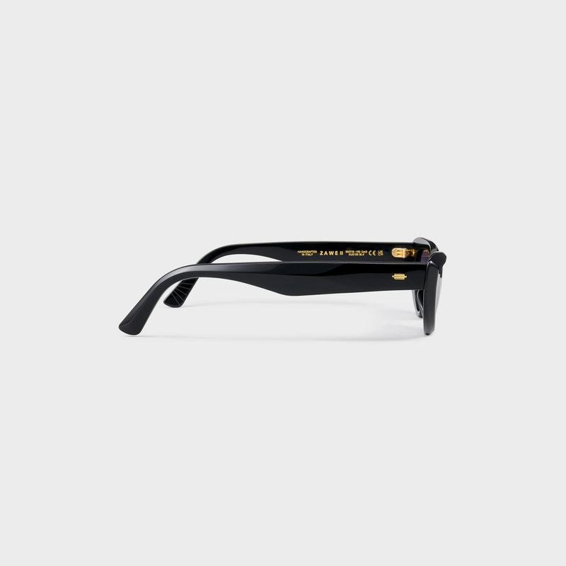 Noir Félin – Lunettes de Soleil Œil de Chat