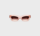 Lunettes de Soleil Regard Félin Perle Rose